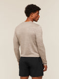 Gymshark Arrival Long Sleeve T-Shirt — Chalk Beige/Lifestyle Brown — 2