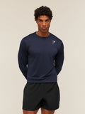 Gymshark Arrival Long Sleeve T-Shirt — Heavy Blue — 6