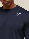 Gymshark Arrival Long Sleeve T-Shirt — Heavy Blue — 5