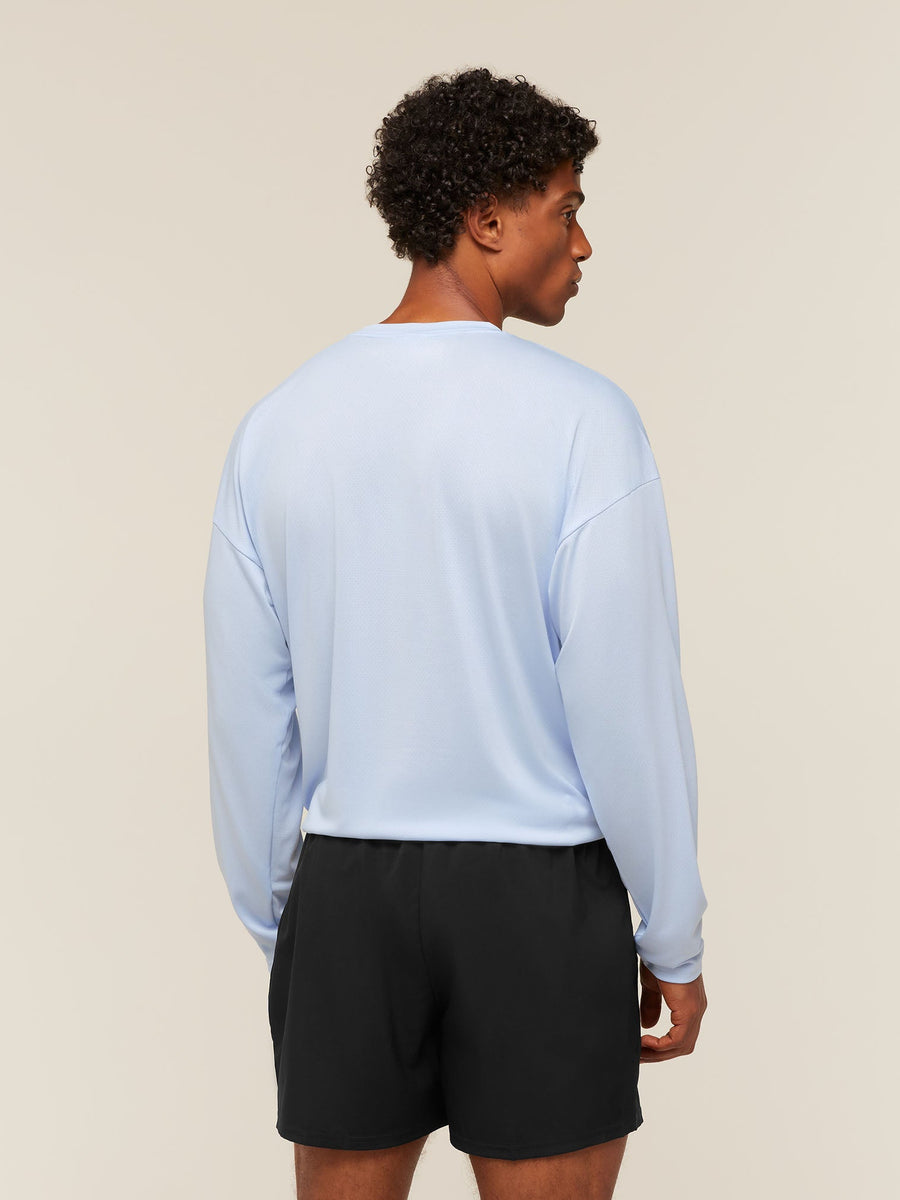 Gymshark Arrival Oversized Long Sleeve T-Shirt — Tranquil Blue — 2