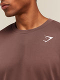 Gymshark Arrival Oversized T-Shirt — Espresso Brown — 5