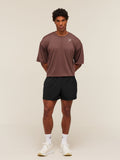 Gymshark Arrival Oversized T-Shirt — Espresso Brown — 4