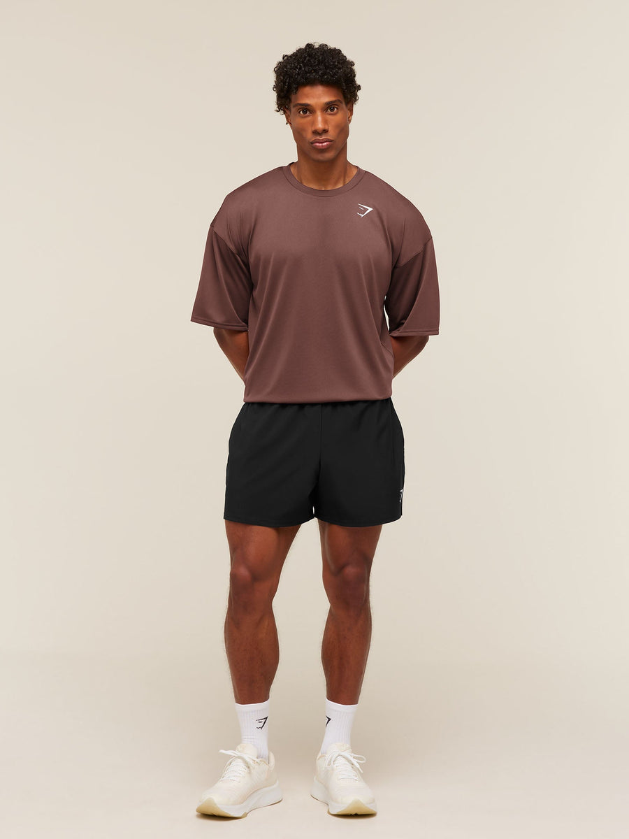 Gymshark Arrival Oversized T-Shirt — Espresso Brown — 4