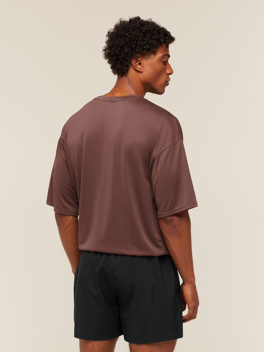 Gymshark Arrival Oversized T-Shirt — Espresso Brown — 2