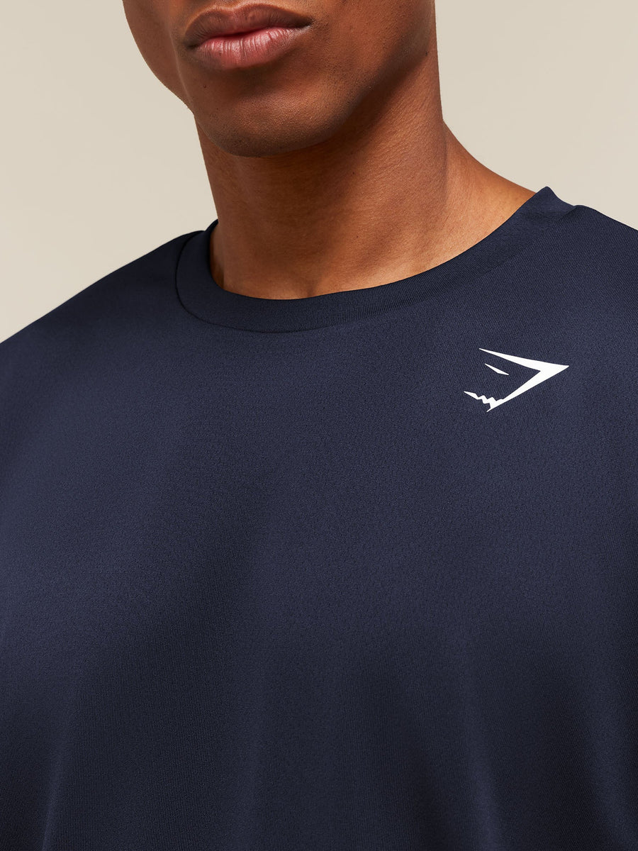 Gymshark Arrival Oversized T-Shirt — Heavy Blue — 5