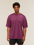 Gymshark Arrival Oversized T-Shirt — Strength Pink — 3