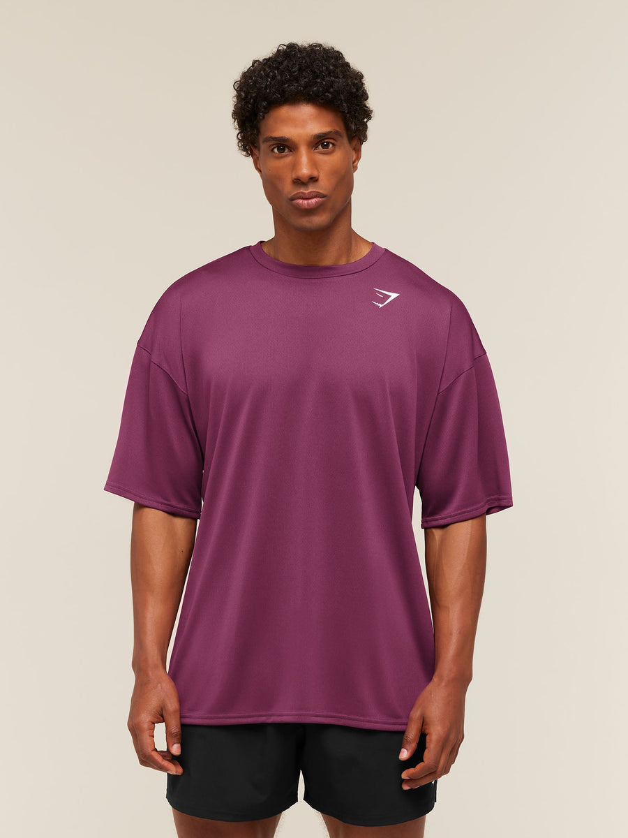 Gymshark Arrival Oversized T-Shirt — Strength Pink — 3