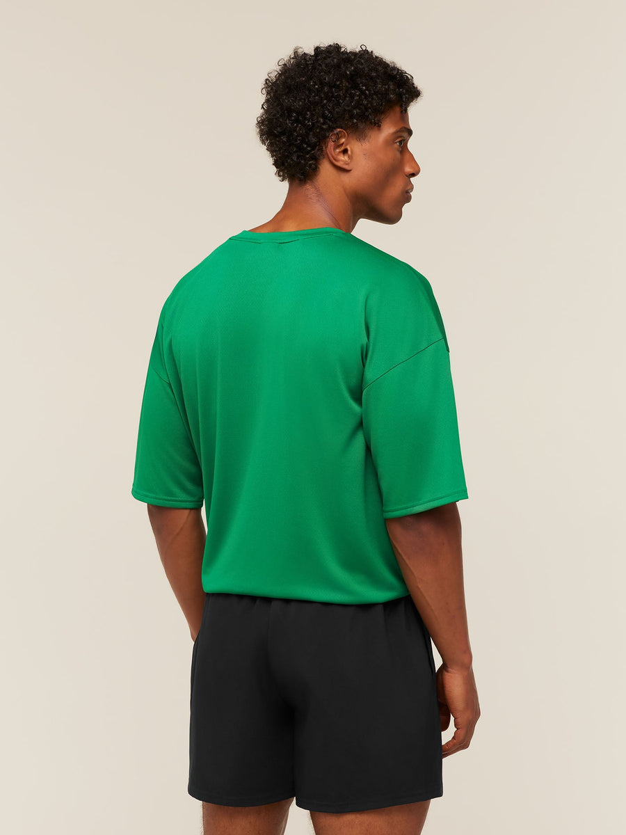 Gymshark Arrival Oversized T-Shirt — Track Green — 2