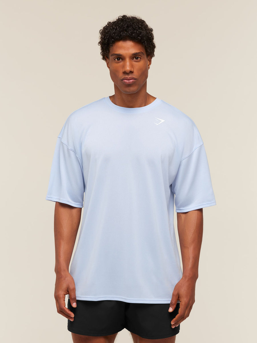 Gymshark Arrival Oversized T-Shirt — Tranquil Blue — 3