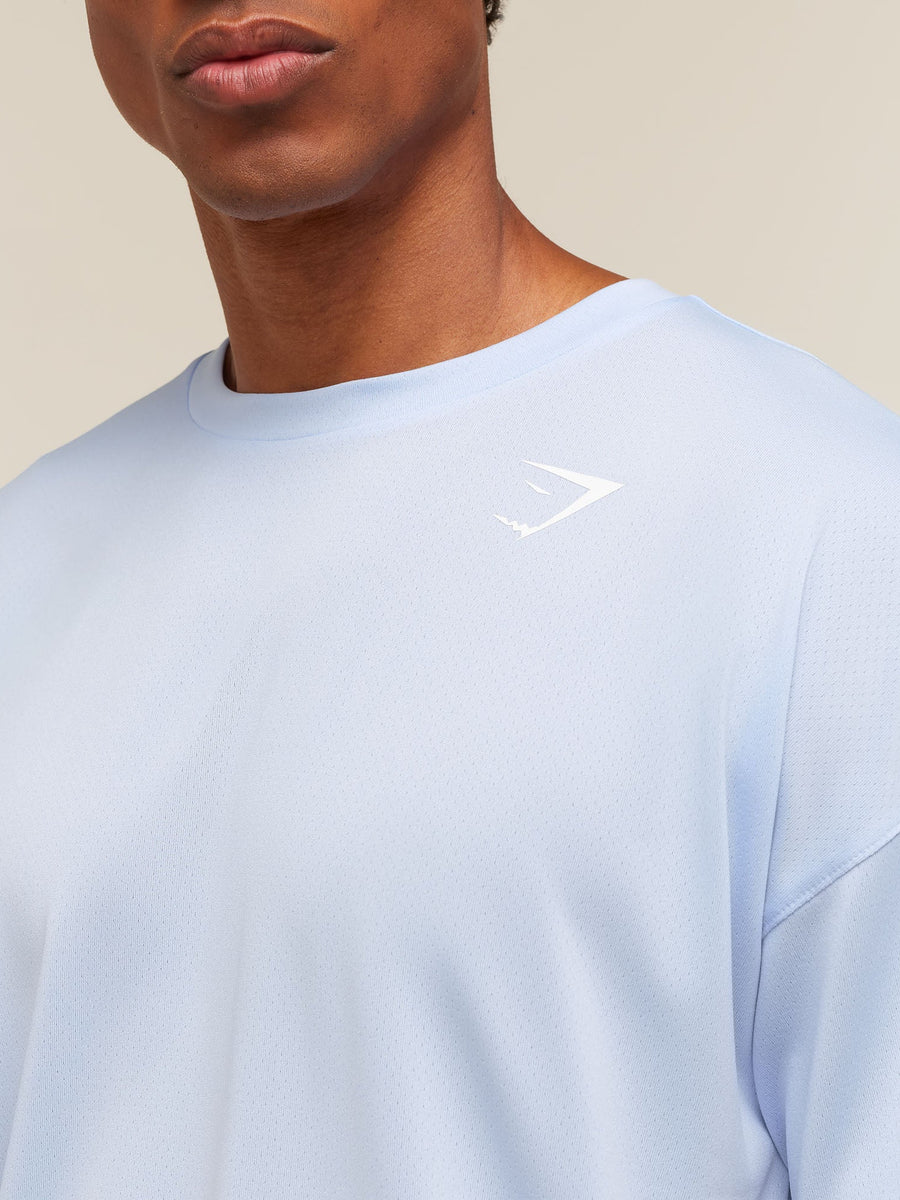 Gymshark Arrival Oversized T-Shirt — Tranquil Blue — 5