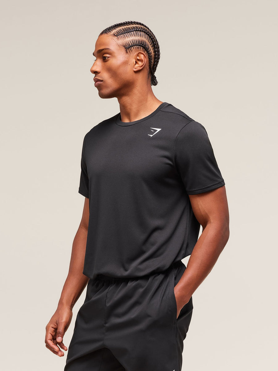 Gymshark Arrival T-Shirt — Black — 3