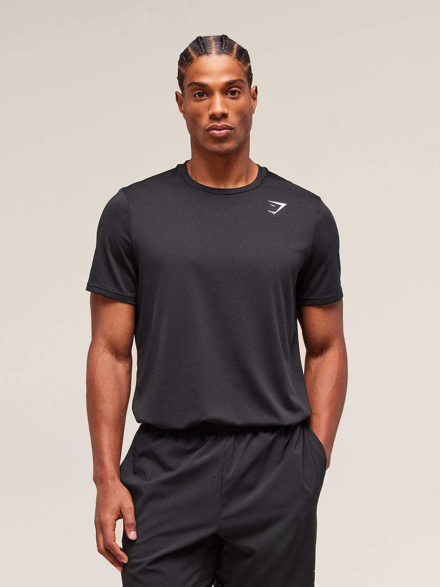Gymshark Arrival T-Shirt — Black — 1