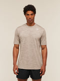 Gymshark Arrival T-Shirt — Chalk Beige/Lifestyle Brown — 6