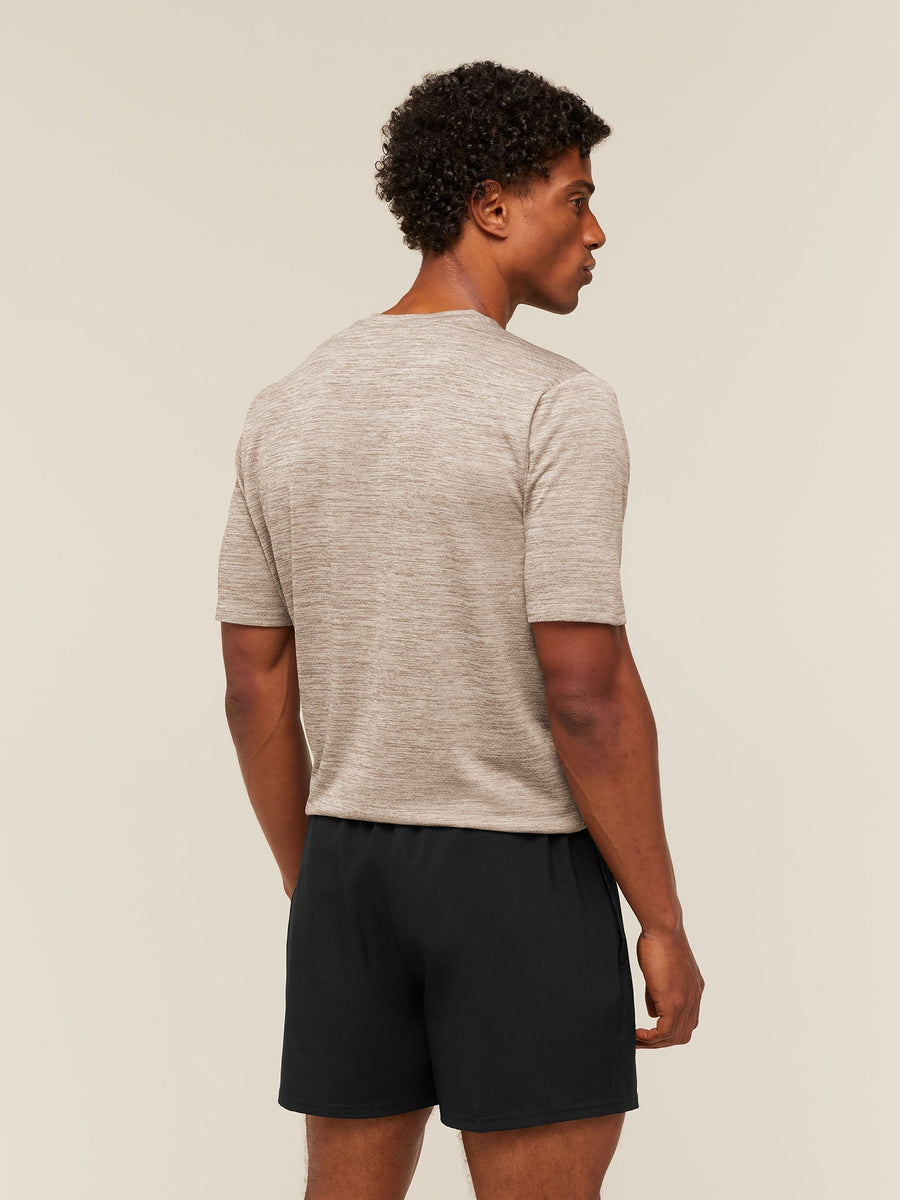 Gymshark Arrival T-Shirt — Chalk Beige/Lifestyle Brown — 2