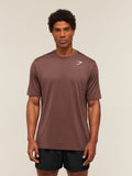 Gymshark Arrival T-Shirt — Espresso Brown — 6