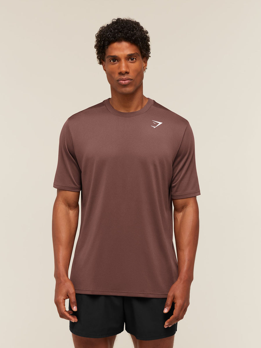 Gymshark Arrival T-Shirt — Espresso Brown — 6