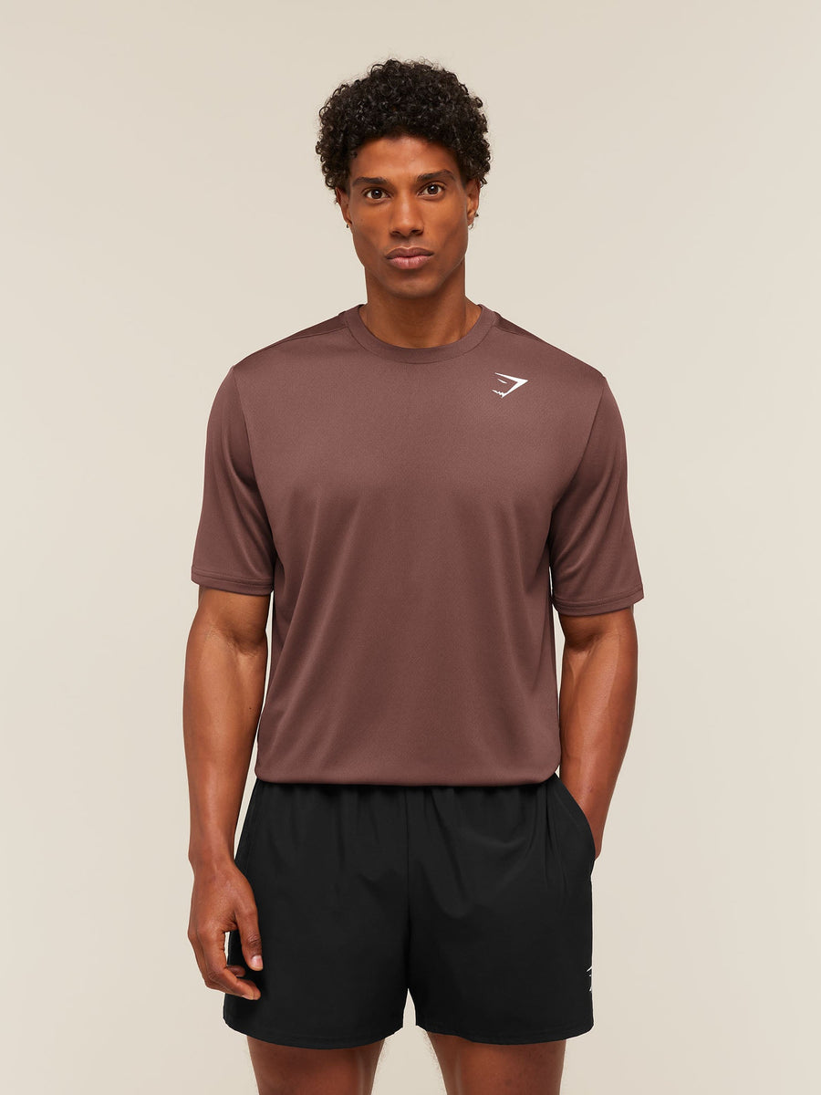Gymshark Arrival T-Shirt — Espresso Brown — 1