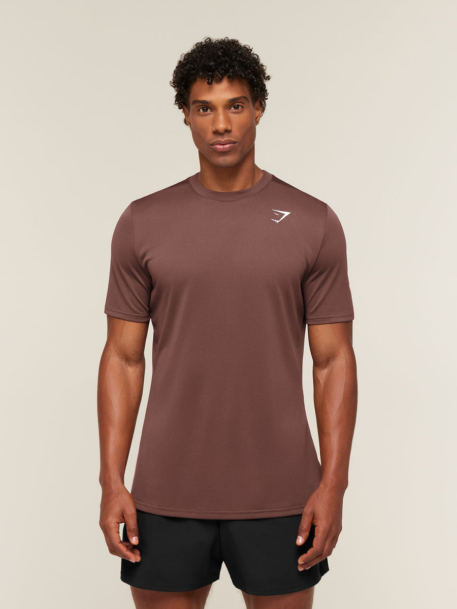 Gymshark Arrival T-Shirt — Espresso Brown — 1