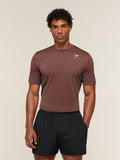 Gymshark Arrival T-Shirt — Espresso Brown — 3