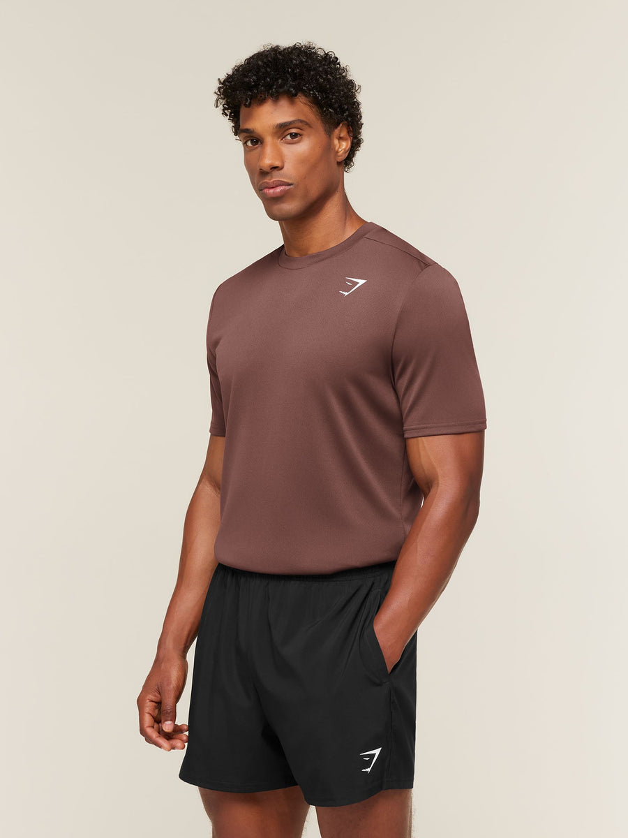 Gymshark Arrival T-Shirt — Espresso Brown — 4