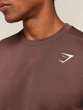 Gymshark Arrival T-Shirt — Espresso Brown — 6