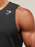 Gymshark Arrival Tank — Black — 5
