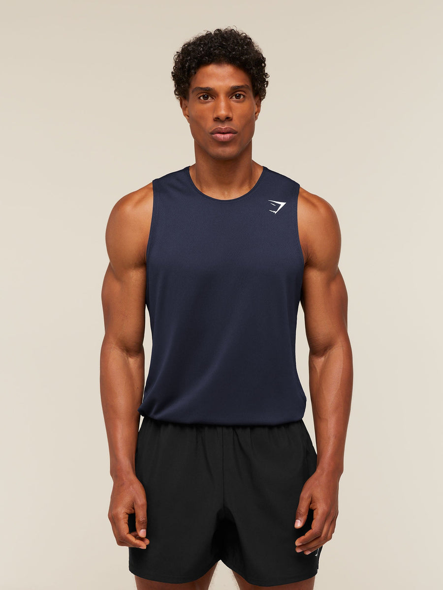 Gymshark Arrival Tank — Heavy Blue — 1