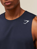 Gymshark Arrival Tank — Heavy Blue — 5