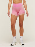 Gymshark Blush Seamless Shorts — Focus Pink/Sorbet Yellow — 1