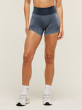Gymshark Blush Seamless Shorts — Heavy Blue/Chilled Blue — 1