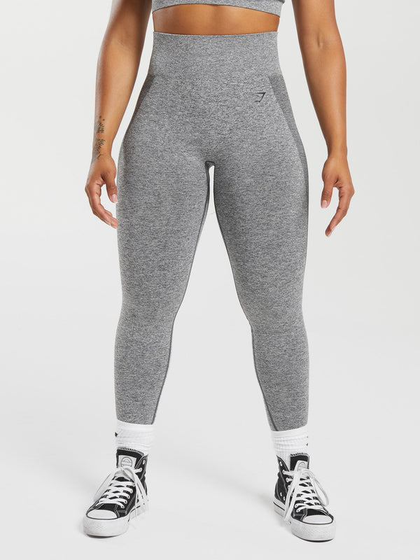 Gymshark FLEX HIGH WAISTED LEGGINGS — Charcoal Grey Marl