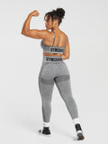 Gymshark FLEX HIGH WAISTED LEGGINGS — Charcoal Grey Marl — 4