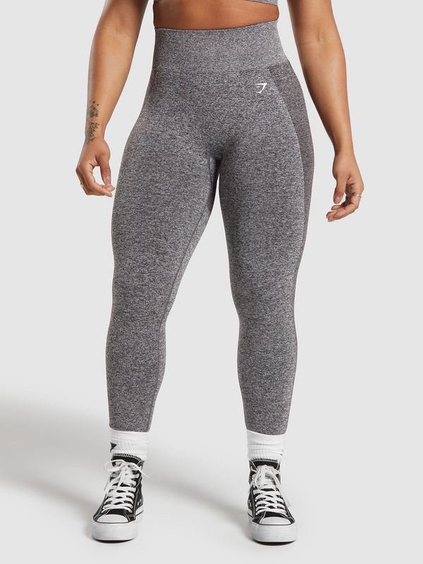 Gymshark Flex High Waisted Leggings — Greyed Purple/White