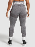 Gymshark Flex High Waisted Leggings — Greyed Purple/White — 2
