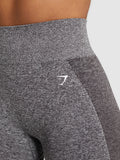 Gymshark Flex High Waisted Leggings — Greyed Purple/White — 6
