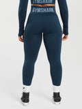 Gymshark Flex High Waisted Leggings — Navy/Denim Blue — 2