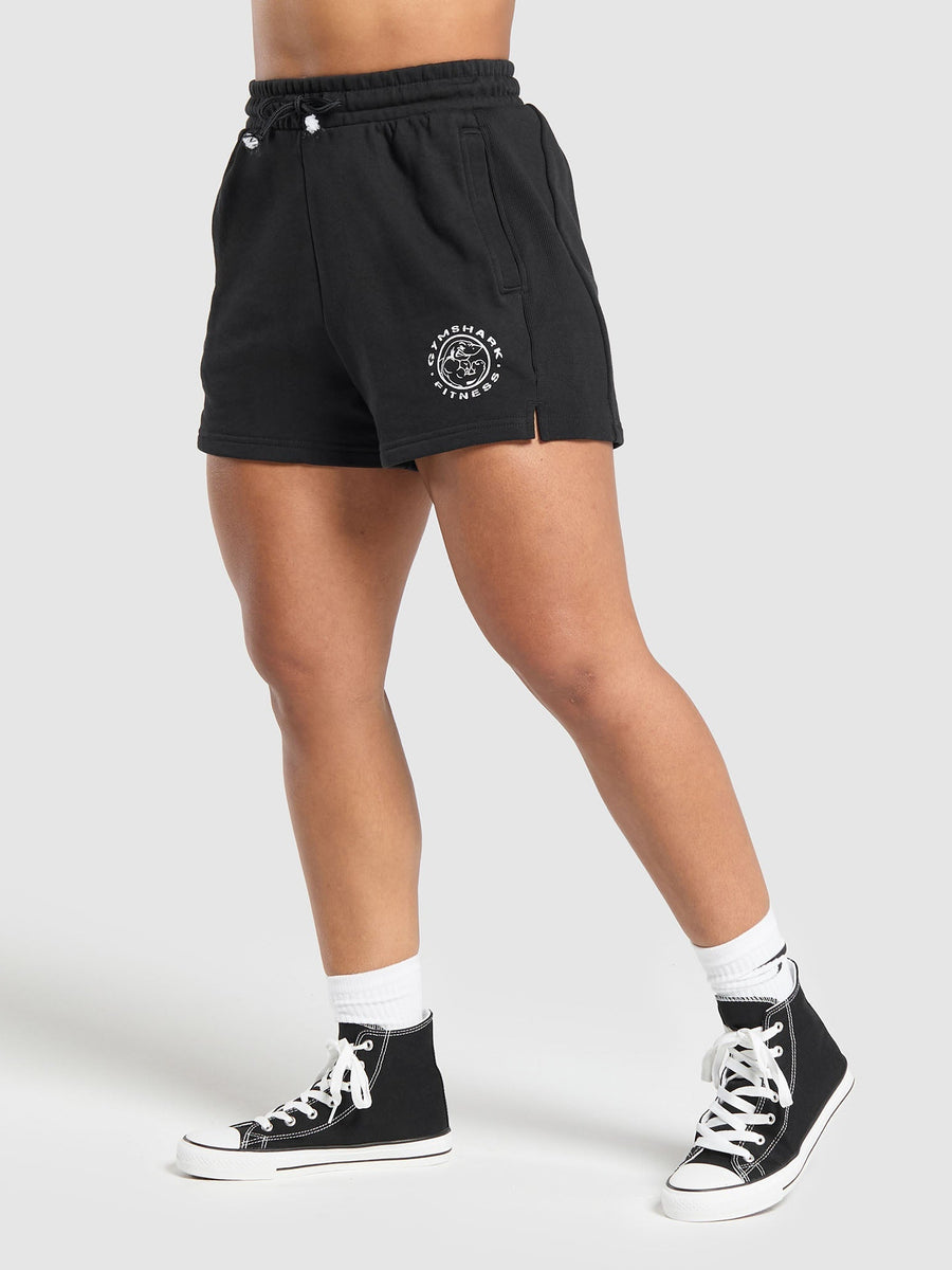 Gymshark Legacy Cotton Shorts — Black — 3