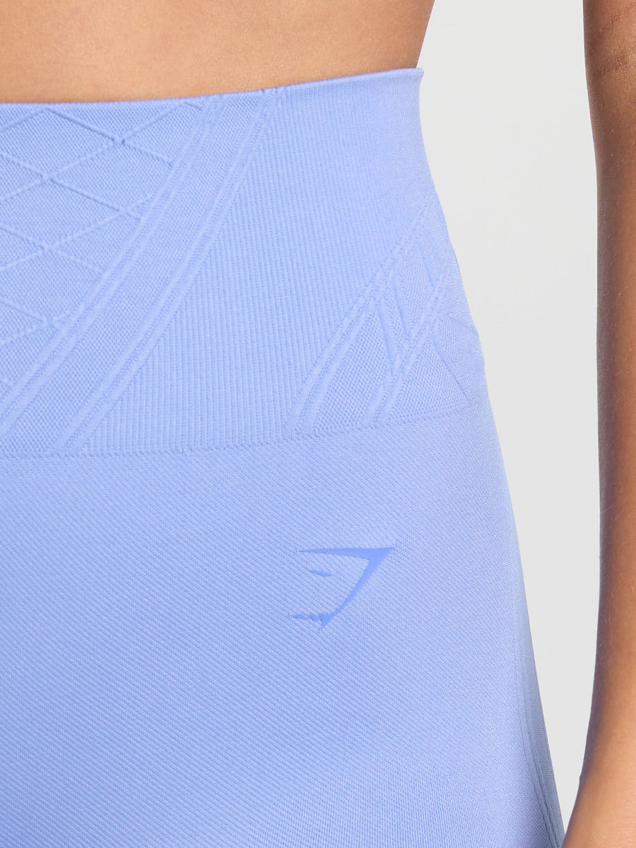 Gymshark LINEAR SEAMLESS LEGGINGS — Lift Blue — 5