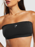 Gymshark Multi Way Strap Bandeau Bra — Black — 1