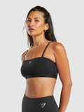 Gymshark Multi Way Strap Bandeau Bra — Black — 3