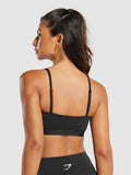 Gymshark Multi Way Strap Bandeau Bra — Black — 4