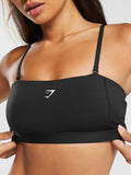 Gymshark Multi Way Strap Bandeau Bra — Black — 5