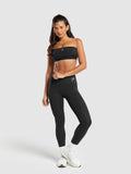 Gymshark Multi Way Strap Bandeau Bra — Black — 7