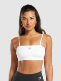 Gymshark Multi Way Strap Bandeau Bra — White — 2