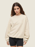 Gymshark everywear Relaxed Sweatshirt — Oat White — 1