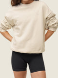 Gymshark everywear Relaxed Sweatshirt — Oat White — 3