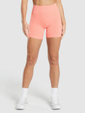 Gymshark Luxe Seamless Shorts — Bros Muted Coral Marl — 1