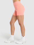 Gymshark Luxe Seamless Shorts — Bros Muted Coral Marl — 3