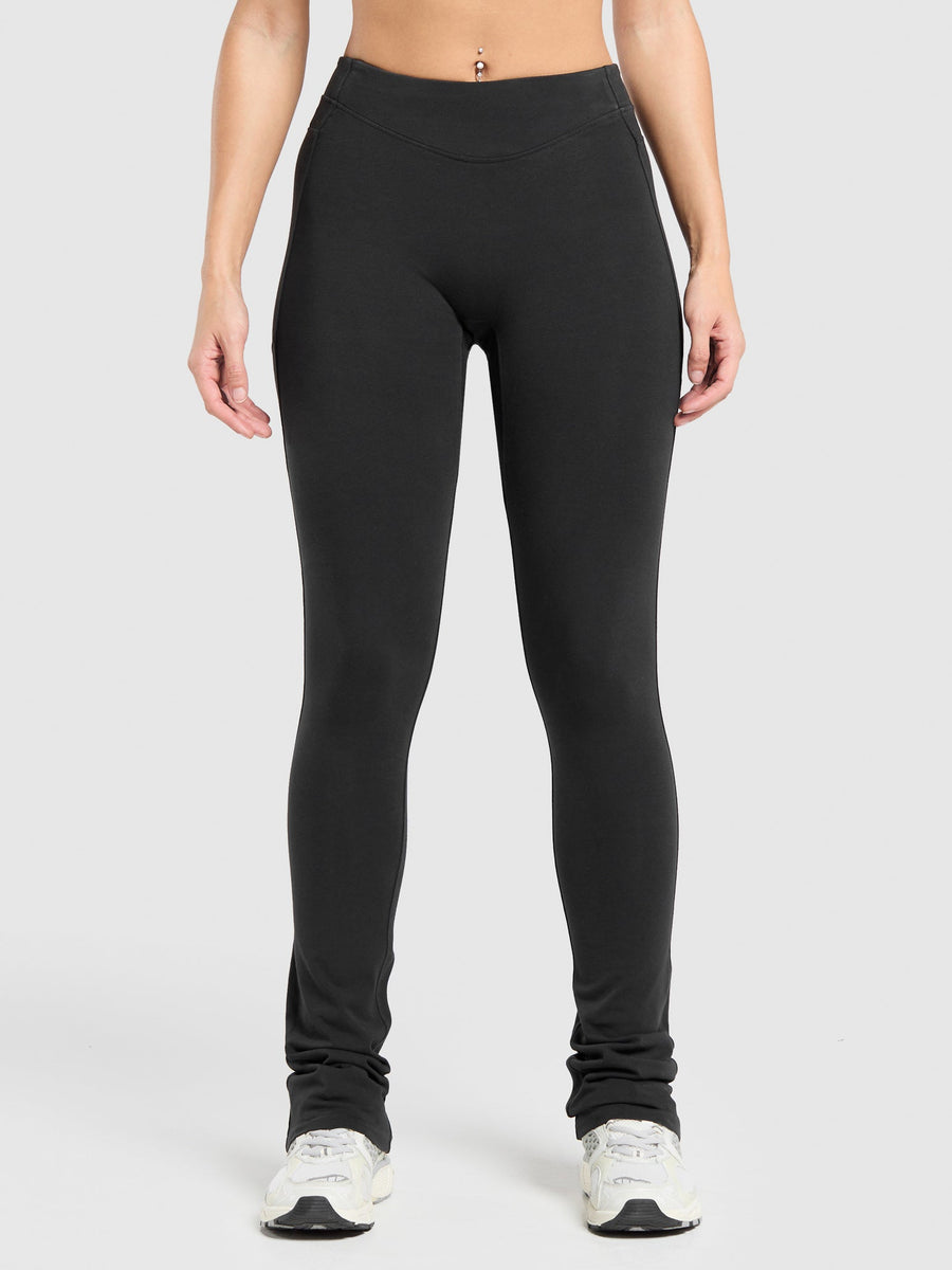 Gymshark Heavyweight Washed Leggings — Black/Wash — 1