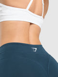 Gymshark Heavyweight Washed Leggings — Heavy Blue/Wash — 7